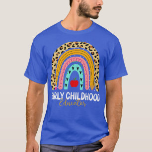 Leopard-Leopardenbogen im frühen Kindesalter zurüc T-Shirt