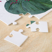 Leopard, Leopardenmuzzle, blumenreich , botanisch Puzzle (Seite)