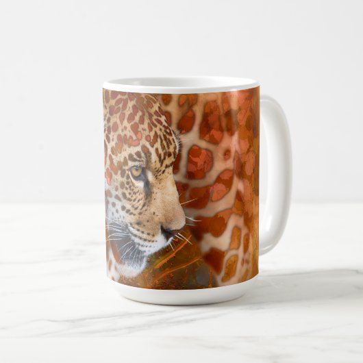 LEOPARD LEVING IN FARBEN KAFFEETASSE (VorderseiteRechts)