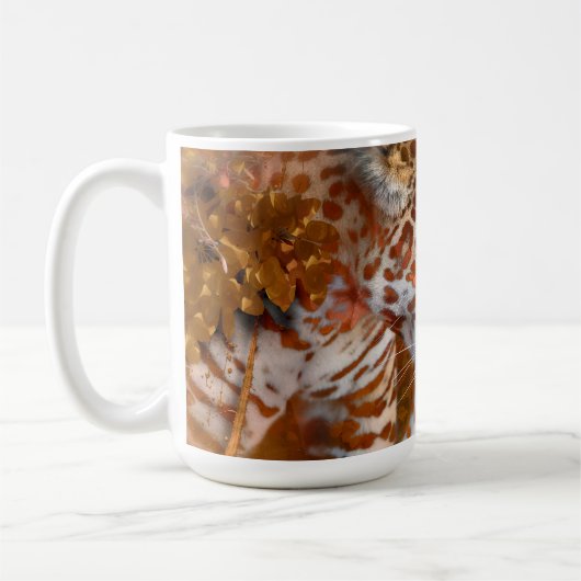 LEOPARD LEVING IN FARBEN KAFFEETASSE (Links)