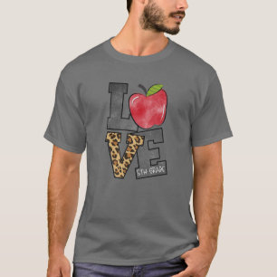 Leopard-Liebe 5. Klasse Lehrer Student wieder auf T-Shirt