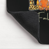Leopard Liebe Fall Y'all Gnome Gnomies Pumpkin Hal Mousepad (Ecke)