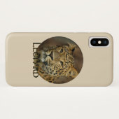 Leopard Liebe Kunst Case-Mate iPhone Hülle (Rückseite (Horizontal))