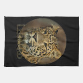 Leopard Liebe Kunst Geschirrtuch (Horizontal)