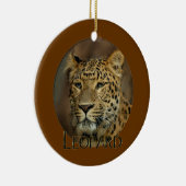 Leopard Liebe Kunst Keramik Ornament (Rechts)