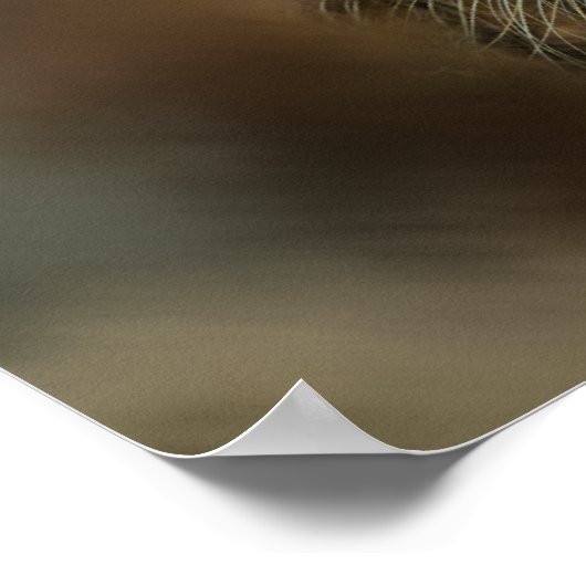 Leopard Liebe Kunst Poster (Ecke)