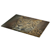 Leopard Liebe Kunst Schneidebrett (Ecke)
