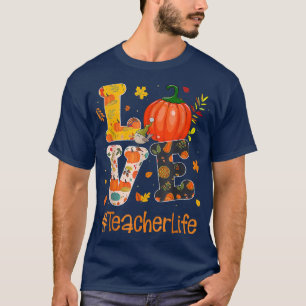 Leopard Liebe Pumpkin Spice Fall Pumpkin Herbst al T-Shirt