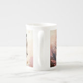 Leopard Liebe & Rose Tasse (Rückseite)