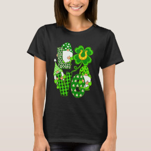 Leopard Liebe Three Gnomes Lucky Kleeblatt St Patr T-Shirt