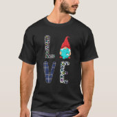 Leopard Love Cute Gnome Puzzle Autism Awareness Ch T-Shirt (Vorderseite)