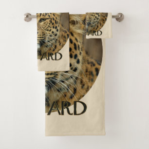 Leopard Lovers Badhandtuch Set