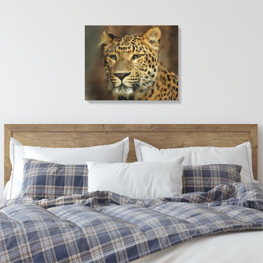 Leopard Lovers Leinwanddruck (Insitu (Schlafzimmer))