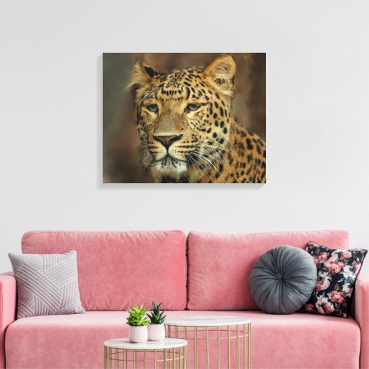 Leopard Lovers Leinwanddruck (Insitu (Wohnzimmer))