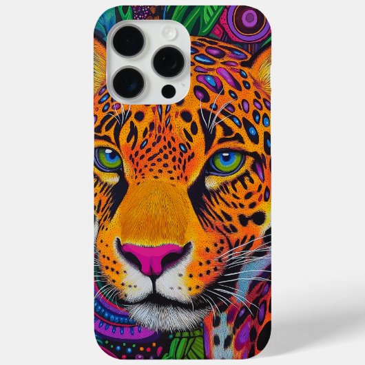 Leopard Luminous Case-Mate iPhone Hülle (Rückseite)