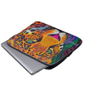 Leopard Luminous Laptopschutzhülle (Vorne Knopf)