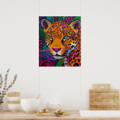 Leopard Luminous Poster (Küche)