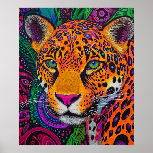 Leopard Luminous Poster (Vorne)