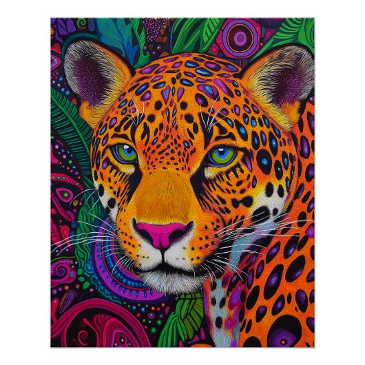Leopard Luminous Poster (Vorderseite)