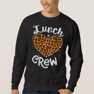 Leopard Lunch Crew Group Matching School Cafeteria Sweatshirt