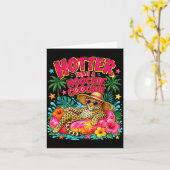 Leopard Lustiger See Catch Phrase Sommer Karte (Gelbe Blume)