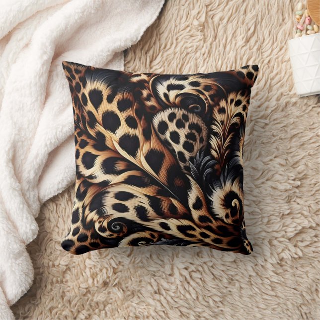 Leopard Luxe: Schlafen mit Fierce Style Kissen (Decke)