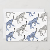 Leopard Luxe Stationary Mitteilungskarte (Rückseite)
