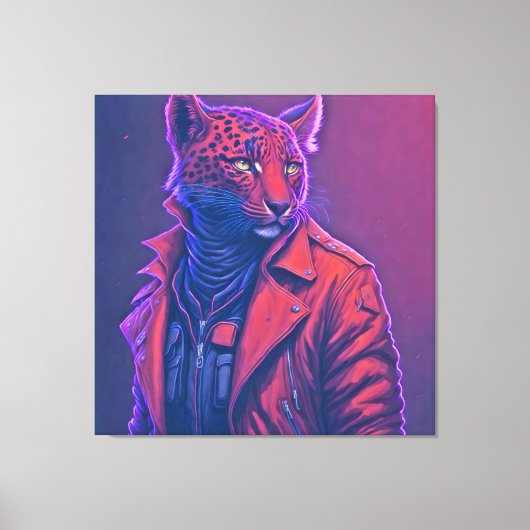 LEOPARD LUXURY #2 LEINWANDDRUCK (Vorderseite)