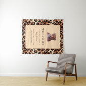 Leopard Luxury Lion Tiger Wool Muster Baby Dusche Wandteppich (Beispiel (Horizontal))