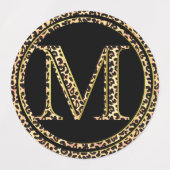 Leopard M Etiketten (Design 1)