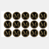 Leopard M Etiketten (Blatt)