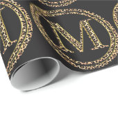 Leopard M Geschenkpapier (Rolleneckpunkt)