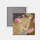 Leopard Magnet (Vorderseite/Rückseite)