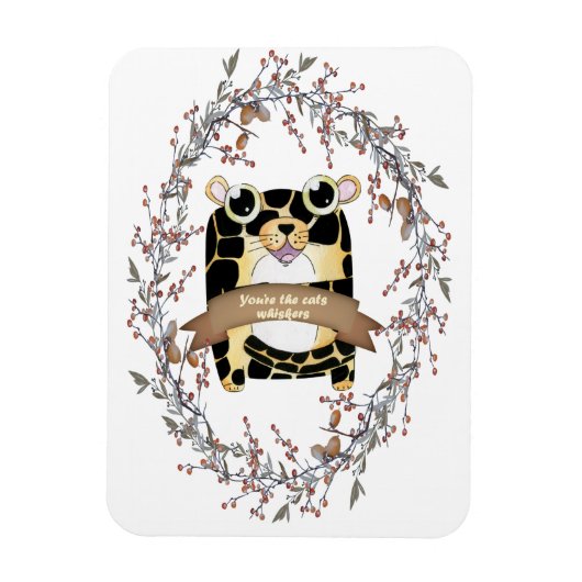 Leopard-Magnet Magnet (Vertikal)