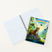 Leopard Majestät: farbenfrohe Dschungelfolien Notizblock (Innenseite)