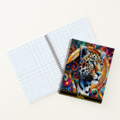 Leopard Majesty: Kühne Jungle Vibes Notizblock (Innenseite)