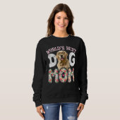 Leopard Mama, die beste Elternmutter der Welt Sweatshirt (Vorne ganz)
