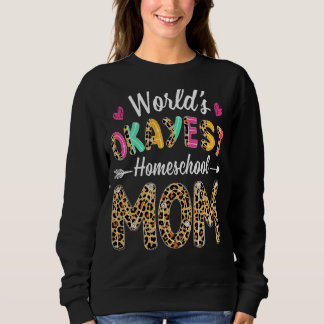 Leopard Mama Mother Tea Sweatshirt