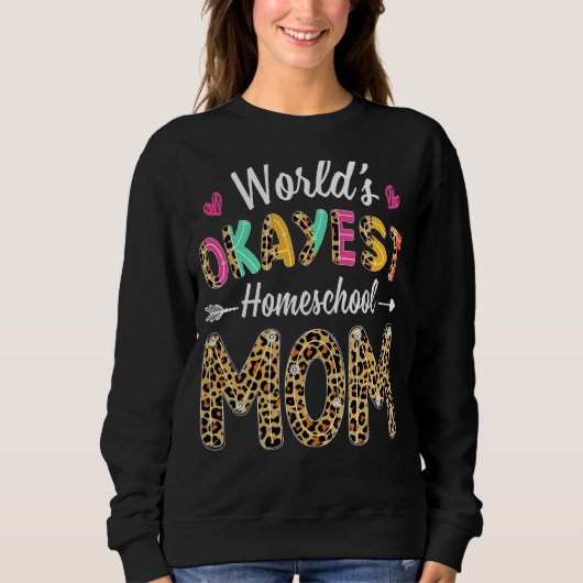 Leopard Mama Mother Tea Sweatshirt (Vorderseite)