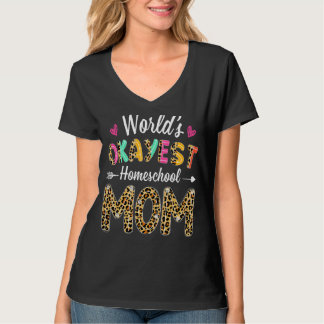 Leopard Mama Mother Tea T-Shirt