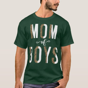 Leopard Mama T-Shirt für Mütter TagMama of Boys
