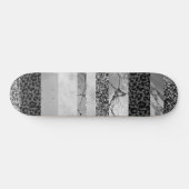 Leopard Marble Glitter Streifen Glam 4 Skateboard (Horizontal)