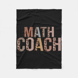 Leopard Math Coach liefert lustige Ck zur Schule Fleecedecke