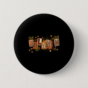 Leopard Melanin Schwarze Magie Schwarze Geschichte Button