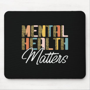Leopard Mental Health S Human Brain Illary Awaren Mousepad