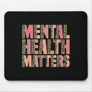Leopard Mental Health - Sensibilisierungsmonat Mousepad