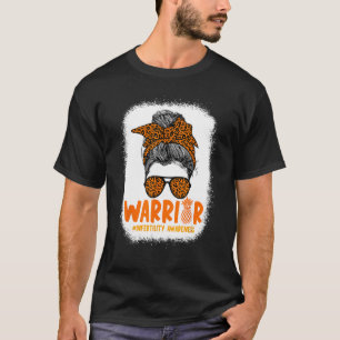 Leopard Messy Bun Unfruchtbarkeit Bewusstsein Anan T-Shirt