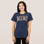 Leopard Mimi Tri-Blend Shirt (Vorderseite voll)