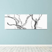 Leopard mit hoher Schlange: Inkanyeni Female Leinwanddruck (Insitu (Holzboden))