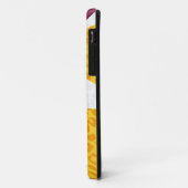 Leopard mit Polka Dots | Gelbrosa Lila Case-Mate iPhone Hülle (Hinten/Links)